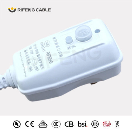第三代2插(2P)不可拆線(xiàn)漏電保護(hù)插頭(防?型)
